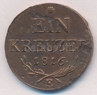 1816E 1kr Cu T:2 Ph., Karc
Unger III.:1406.b - Non Classificati