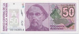 Argentína 1986-1989. 50A T:I
Argentina 1986-1989. 50 Australes C:UNC
Krause 326 - Unclassified