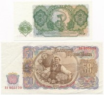 Bulgária 1951. 3L + 50L + 100L + 200L T:II,II-
Bulgaria 1951. 3 Leva + 50 Leva + 100 Leva + 200 Leva C:XF,VF - Ohne Zuordnung