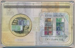 Észtország 2011. 'Pénznem Váltás' Aranyozott Fém Emlékérem Dísztokban T:PP
Estonia 2011. 'Currencies In Change' Gilt Met - Unclassified