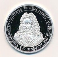 Németország 1994. 'Gottfried Wilhelm Leibniz - A Német Történelem Csúcspontjai' Jelzett Ag Emlékérem, Tanúsítvánnyal (20 - Unclassified