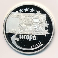 Németország 1997. 'Olaszország Líra - Az Első Euro Veretek' Jelzett Ag Emlékérem, Tanúsítvánnyal (20g/0.999/40mm) T:PP
G - Non Classificati