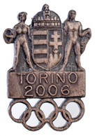 2006. 'Torino 2006' Ezüstözött Fém Olimpiai Jelvény (17x24mm) T:2 - Unclassified