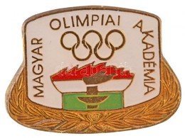 DN 'Magyar Olimpiai Akadémia' Zománcozott Jelvény (21x15mm) T:1- - Non Classificati
