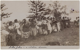 Tonga  Real Photo Laka Laka Native Dance - Fidschi