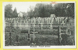 * Machelen (Vlaams Brabant) * (Uitg. J. Naessens Steyaert) Frans Kerkhof, Cimetière Française, Frensh Cemetery, Croix - Machelen