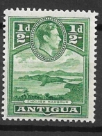 ANTIGUA     1938 King George VI, English Harbour, Nelson Dockyard, Fort James & St. John's Harbour ** - 1858-1960 Crown Colony