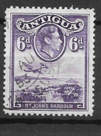 ANTIGUA     1938 King George VI, English Harbour, Nelson Dockyard, Fort James & St. John's Harbour USED - 1858-1960 Crown Colony