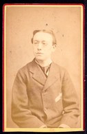 VIEILLE PHOTO CDV - JEUNE HOMME -- PHOTO LAGAST OSTENDE - Antiche (ante 1900)