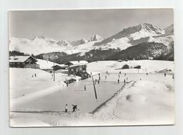 Suisse - Berne - Eisbahn Curling Hof Maran Mit Weissfluch , Arosa , Jeux Sur Glace , Patinage ... - Berne