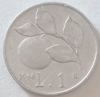1948 - Italia 1 Lira     ----- - 1 Lira