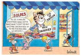 Illustrateurs - Illustrateur Barberousse - Enghien Les Bains - Cats - Cat - Chats - Chat Humanisé - Souris - Autographe - Barberousse