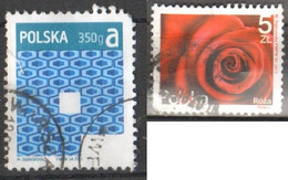 Polonia 2013-15  Pol 2013 P 350g A-Rose (Rosa L.) 2 Val FU - Used Stamps