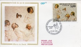 FRANCE Bicentenaire Révolution Française. Yvert 22591. FDC, 1 Er Jour Sur Soie Versailles - 1980-1989