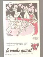 Buvard La Vache Qui Rit Série Le Cirque Le Cheval De L'écuyère Buvard N°1 Illustré Par Saintogan - Produits Laitiers