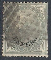 1874 LEVANTE EMISSIONI GENERALI USATO EFFIGIE 5 DIFETTOSO - RR12229 - Algemene Uitgaven