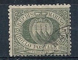 1892-94 SAN MARINO USATO STEMMA 5 C - RR8283 - Usados