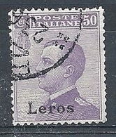 1912 EGEO LERO USATO 50 CENT - RR7829-2 - Ägäis (Lero)