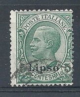 1912 EGEO LIPSO USATO 5 CENT  - RR7830-3 - Egée (Lipso)