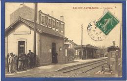 CPA Seine Saint Denis Raincy Pavillons Gare Chemin De Fer Train Circulé - Sonstige & Ohne Zuordnung