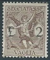 1924 REGNO SEGNATASSE PER VAGLIA 2 LIRE MH * - RR13726 - Strafport Voor Mandaten