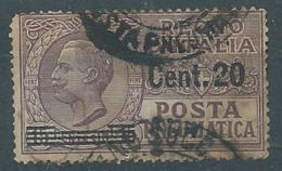 1924-25 REGNO USATO POSTA PNEUMATICA 20 SU 15 CENT RR4132 - Pneumatic Mail