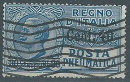 1924-25 REGNO USATO POSTA PNEUMATICA 40 SU 30 CENT RR4132 - Pneumatische Post