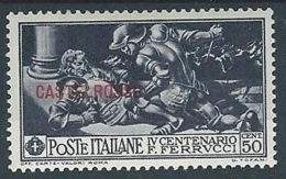 1930 CASTELROSSO FERRUCCI 50 CENT MH * - RR13574 - Castelrosso