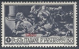 1930 EGEO CASO FERRUCCI 50 CENT MH * - RR12412 - Egée (Caso)