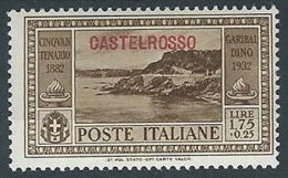 1932 CASTELROSSO GARIBALDI 1,75 LIRE MH * - RR13593 - Castelrosso