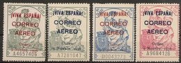 ESPAÑA Locales Patrióticos Timbres Edifil 19/22**Mnh  Serie Completa 1936 NL1147 - Emisiones Repúblicanas