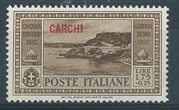 1932 EGEO CARCHI GARIBALDI 1,75 LIRE MH * - RR4480 - Egeo (Carchi)