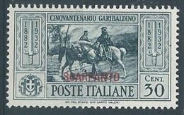 1932 EGEO SCARPANTO GARIBALDI 30 CENT MH * - RR4489 - Egeo (Scarpanto)