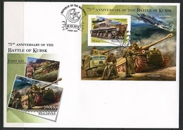 Maldives 2018, WWII, Battle Of Kursk, Moto, BF In FDC - Motorbikes