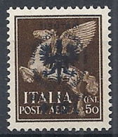 1944 OCCUPAZIONE TEDESCA LUBIANA PRO ORFANI 50 CENT VARIETà MNH ** - RR12219 - Occup. Tedesca: Lubiana