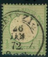 1872, 1/3 Groschen Kleiner Brustschild - LEIPZIG - Used Stamps