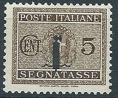 1944 RSI SEGNATASSE 5 CENT MNH ** - RR13762 - Impuestos