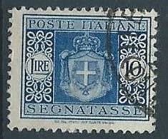 1945 LUOGOTENENZA USATO SEGNATASSE RUOTA 10 LIRE - RR13821-7 - Postage Due