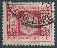 1945 LUOGOTENENZA USATO SEGNATASSE RUOTA 20 LIRE - RR13819-9 - Postage Due