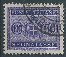 1945 LUOGOTENENZA USATO SEGNATASSE RUOTA 50 CENT - RR13828-4 - Portomarken