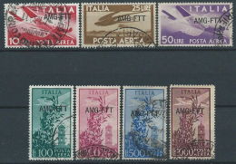 1949-52 TRIESTE A USATO POSTA AEREA 1 RIGA 7 VALORI - RR13071 - Poste Aérienne