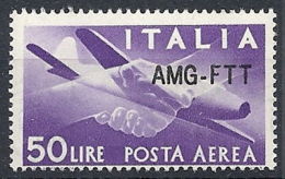 1954 TRIESTE A POSTA AEREA 50 LIRE MNH ** - RR12248 - Poste Aérienne