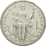 Monnaie, Nouvelle-Calédonie, 2 Francs, 2003, Paris, TTB+, Aluminium, KM:14 - New Caledonia