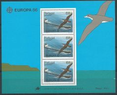 1986 EUROPA MADERA FOGLIETTO MNH ** - EV - 1986