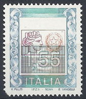 2002 ITALIA ALTO VALORE 1,55 VARIETà TESTINA SPOSTATA MNH ** - RR12042 - Varietà E Curiosità