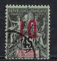 ANJOUAN         N°  YVERT     27      OBLITERE       ( O   1/39 ) - Used Stamps