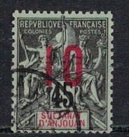 ANJOUAN         N°  YVERT     27      OBLITERE       ( O   1/39 ) - Usati