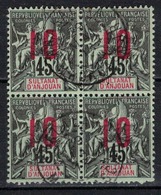 ANJOUAN         N°  YVERT     27   X 4    ( 4 )    OBLITERE       ( O   1/45 ) - Used Stamps