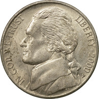 Monnaie, États-Unis, Jefferson Nickel, 5 Cents, 2000, U.S. Mint, Philadelphie - 1938-…: Jefferson