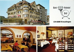 KREUZLINGEN Hotel Bahnhof Werbung Fam. Schmid-Brunold - Kreuzlingen